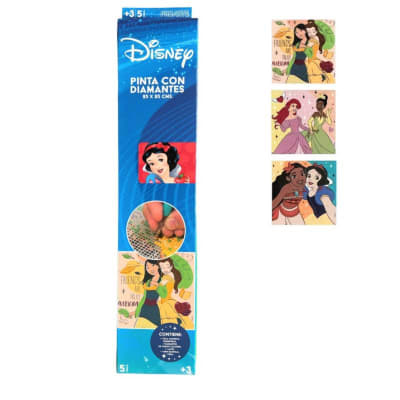 PINTA CON DIAMANTE DISNEY PRINCESAS 25X25 PROARTE