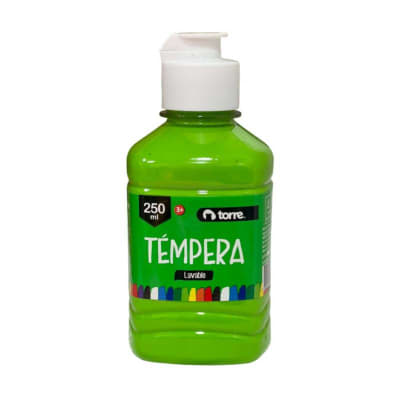 TÉMPERA 250 COLOR VERDE CLARO