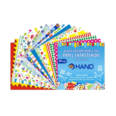 BLOCK PAPEL ENTRETENIDO 16X16CMS. Hand
