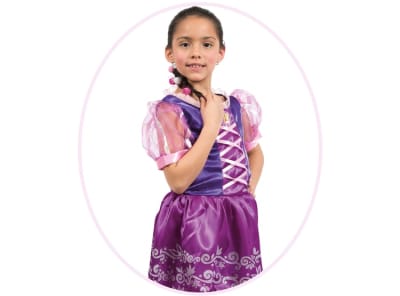 DISFRAZ BASICO RAPUNZEL 4-5 ANOS DISNEY