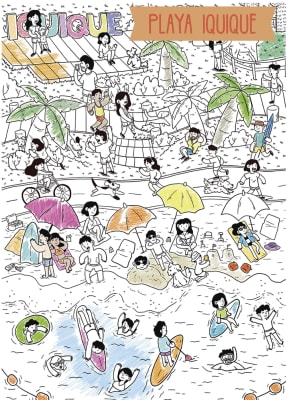 Poster XXL Playa Iquique 70cmx1mt  1 poster