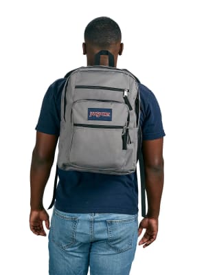 MOCHILA JANSPORT BIG STUDENT GRAPHITE GREY