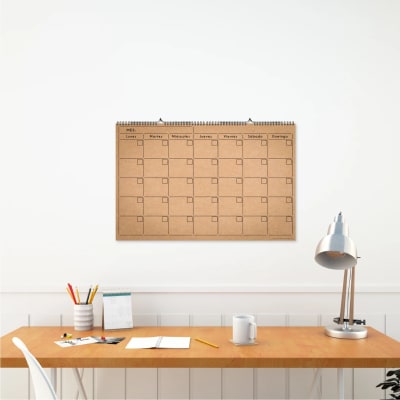 CALENDARIO KRAFT MEDIANO 35X50CM