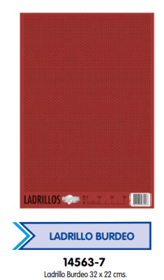 FORRO P/MAQUETA PROARTE LADRILLO BURDEO