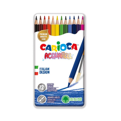 LAPICES 12 COL ACUARELABLES CARIOCA