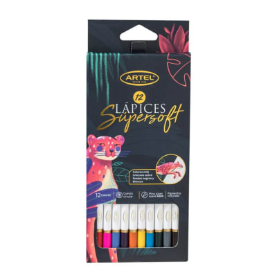 Lápices de colores Super Soft 12 colores