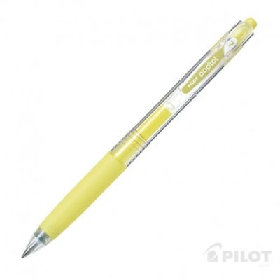 Lápiz Gel POPLOL 0.7 Amarillo Pastel PILOT