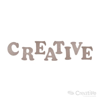 Letra Cartón 44u (010) CREATIVE