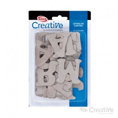 Letra Cartón 44u (010) CREATIVE