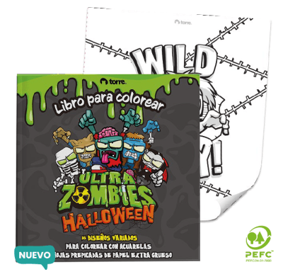 LIBRO COLOREAR ULTRA ZOMBIES TORRE