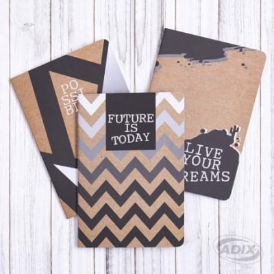 Libreta Diseño 3u Kraft (002) ADIX