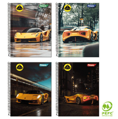 CUADERNO TOP LOTUS 7MM 150H TORRE (SURTIDO)