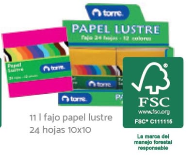 FAJO PAPEL LUSTRE 10X10 24H IMAGIA