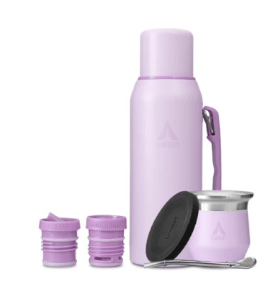 Kit PRO Termo Handle 1000 ml + Mate 170 ml Luvia