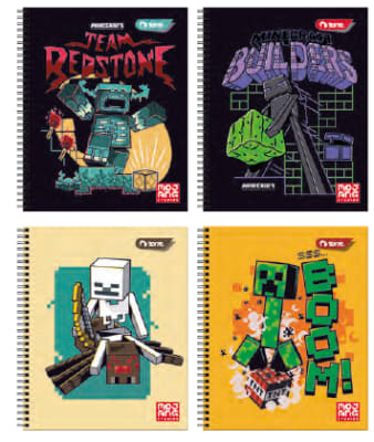 CUAD UNIV MINECRAFT 7MM 100 HJ TORRE