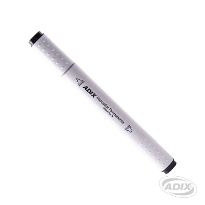 Marcador Permanente Doble Punta Negro (012) ADIX