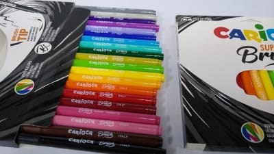 PLUMONES BRUSH 20 COLORES CARIOCA