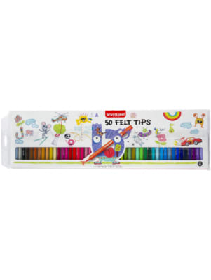 Marcadores 50 Colores BRUYNZEEL