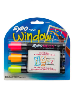 MARCADOR PIZARRA Y VENTANA EXPO NEON TJX3