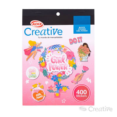 Block Sticker Girl Power (017) CREATIVE