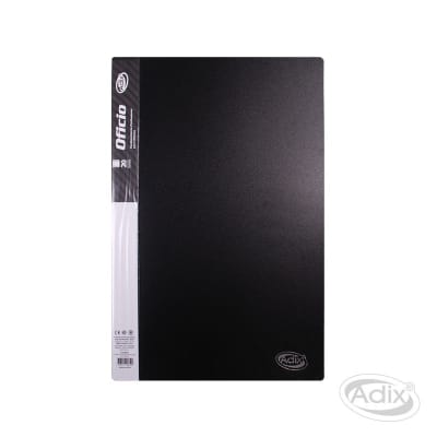 Carpeta Oficio 20 Fundas Negro (015) ADIX