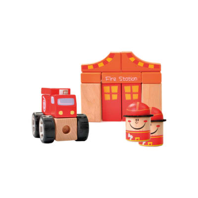 Encaje Estación Bombero Madera (036) DACTIC