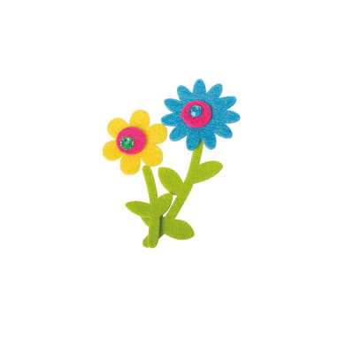 Flor Pañolenci Adhesivo 12u (011) CREATIVE