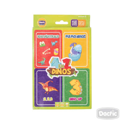 Juego Dinosaurio 4 en 1 (034) DACTIC