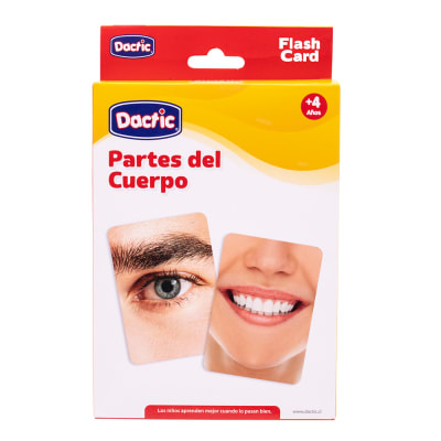 Lámina Partes del Cuerpo 17x12cm (088) DACTIC