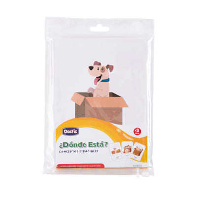 Lámina ¿Dónde está? 20u 21X15cm (085) DACTIC