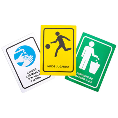 Lámina Señalética 20u 21x15cm (087) DACTIC