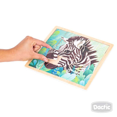 Puzzle Cebra Madera 25pzs (058) DACTIC