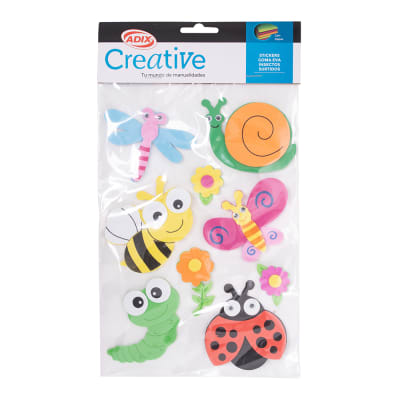 Sticker Goma Eva Insecto Surtido (069) CREATIVE