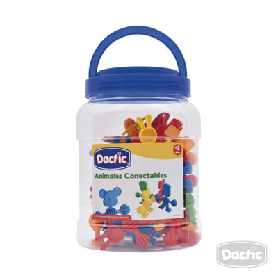 Conectable Animal Plástico 40u (012) DACTIC