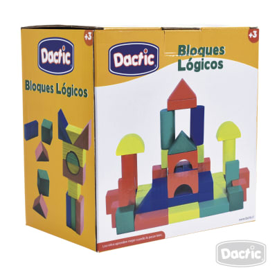Bloque Lógico Color Madera 50u (018) DACTIC