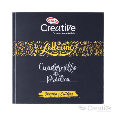 Cuadernillo de lettering 17x17 cm 50 paginas