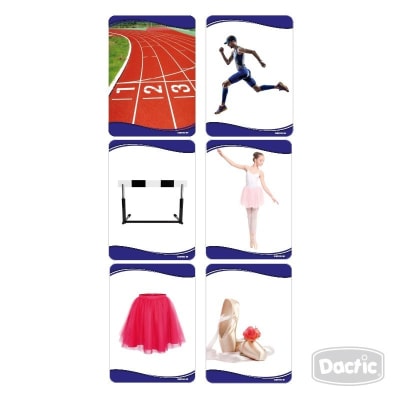 Lámina Asociación Deporte 17x12cm (052) DACTIC