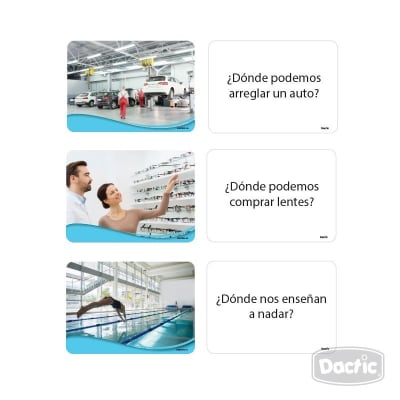 Lámina Pregunta/Respuesta 17x12cm (053) DACTIC