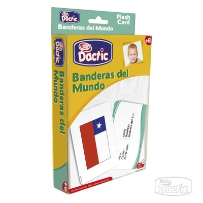 Lámina Bandera del Mundo 17x12cm (022) DACTIC