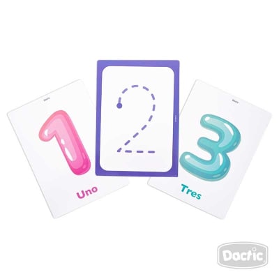 Lámina Escritura Número 20u 21x15cm (084) DACTIC