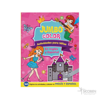 Libro Jumbo Color Niñas (066) SICOBEN