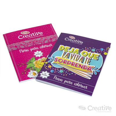 Libro para Pintar Flores (025) CREATIVE