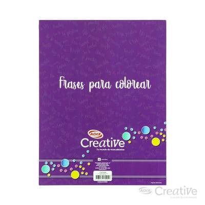 Libro para Pintar Frases (026) CREATIVE