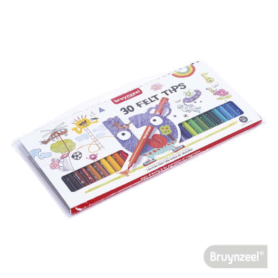 Marcadores 30 Colores BRUYNZEEL