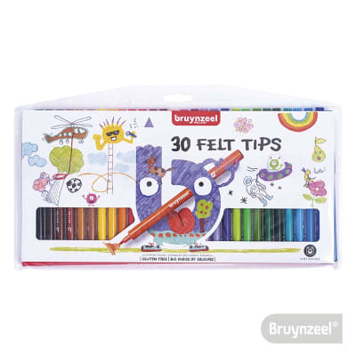 Marcadores 30 Colores BRUYNZEEL
