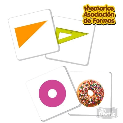 Memorice Asociar Forma Cartón (033) DACTIC