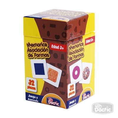 Memorice Asociar Forma Cartón (033) DACTIC