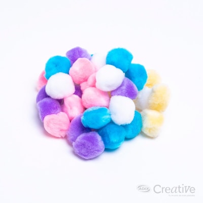 Pompón Color Pastel 35u (016) CREATIVE