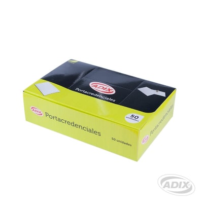 Portacredencial c/Alfiler 50u (014) ADIX