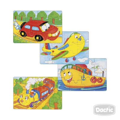 Puzzle Medio Transporte Madera (005) DACTIC